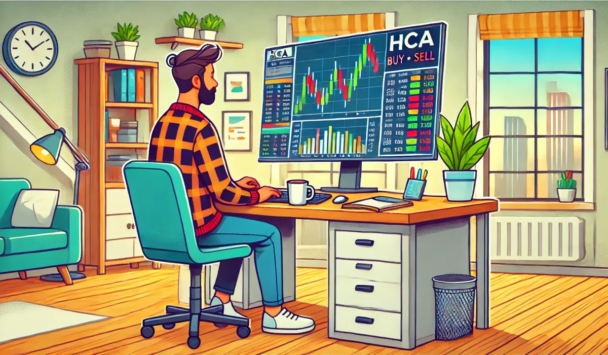 hca stock today